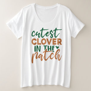 Camiseta Trevo Mais Fofo do Patch St Patrick's-60863