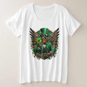 Camiseta Trevo-palhaço do Dia de São Patrício