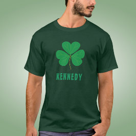 Camiseta Trevo Verde Shamrock Irlanda Celta Nome Irlandês