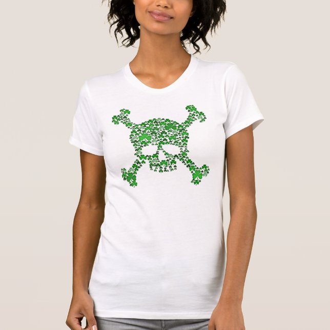 Camiseta Trevos crânio e Crossbones (Frente)