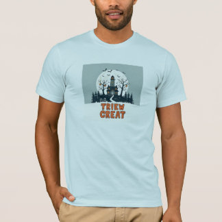 Camiseta Trew Creat: Noite de Halloween, uma Casa Assombrad