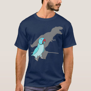 Camiseta Trex Blue Indian Ringneck Pet Birb memes Parrot