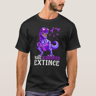 Camiseta Trex Dinossaur Faz Alzheimers Extintarem a Consciê