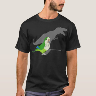 Camiseta Trex Green Monk Parakeet Funny Birb memes