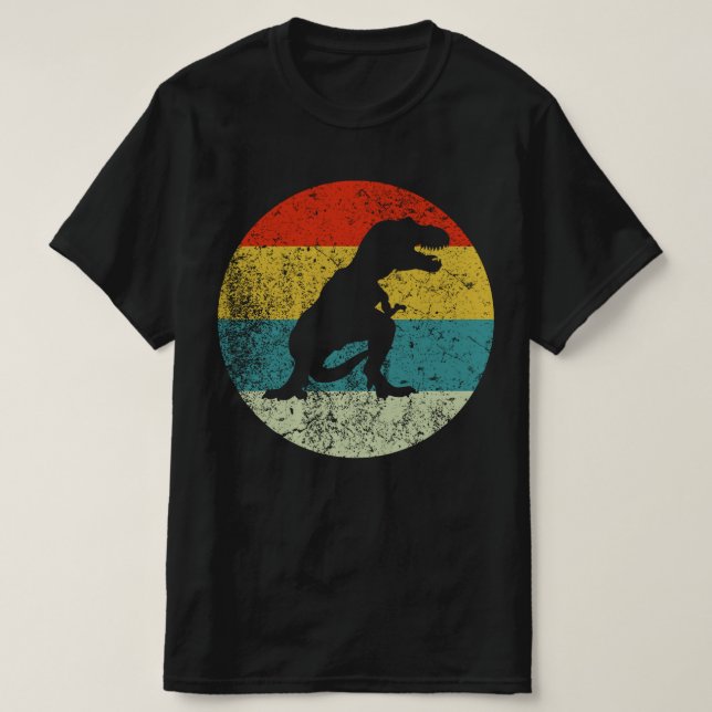 Camiseta Trex retro silhueta vintage 70s (Frente do Design)