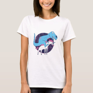 Camiseta Trex Riding Unicorn
