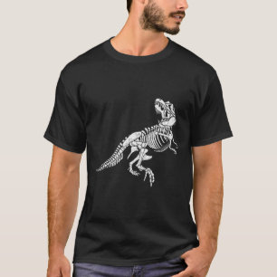Camiseta TRex Skeleton Lazy Halloween Figurume Legal Dinoss