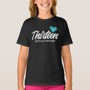 Camiseta Treze 13 Oficial Adolescente Aniversário 13 Anos