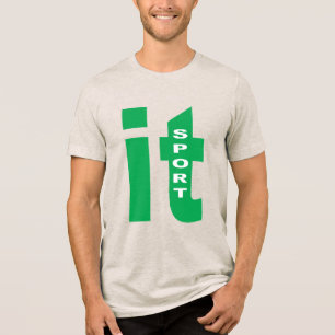 Camiseta Tri-blend aveia ITALIA ESPORTE