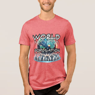 Camiseta Tri-blend Bella+Canvas, Trible Preto Sóli