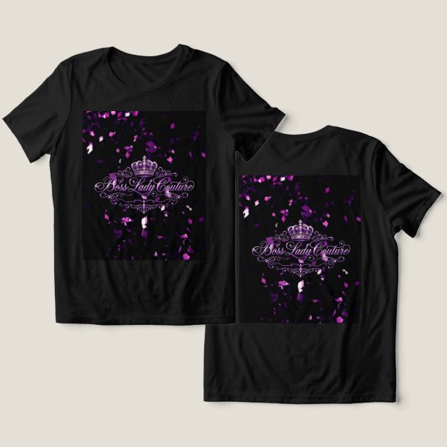 Camiseta Tri-Blend Boss Lady (Design Frente e Verso)