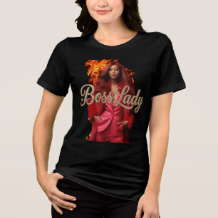 Camiseta Tri-Blend Boss Lady