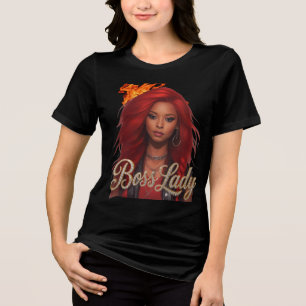 Camiseta Tri-Blend Boss Lady
