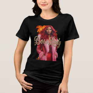 Camiseta Tri-Blend Boss Lady