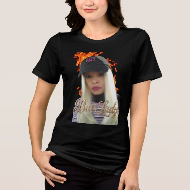 Camiseta Tri-Blend Boss Lady (Frente)