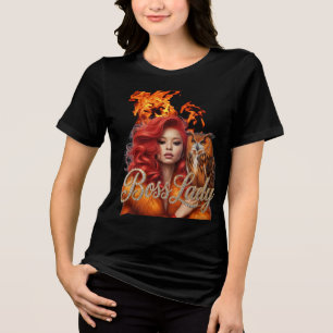 Camiseta Tri-Blend Boss Lady