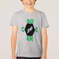 Camiseta Tri-blend cinza DESIGN SOCCER 26