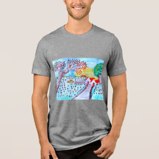 Camiseta Tri-blend com Impressão na Frente