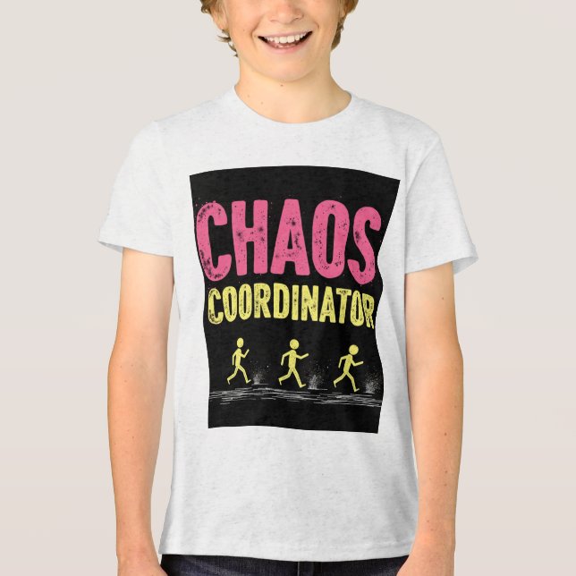 Camiseta Tri-Blend Coordenador de Caos (Frente)