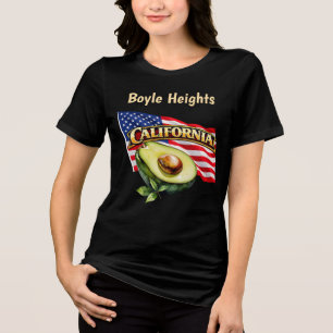 Camiseta Tri-Blend Dark Bella+Canvas Feminina da C