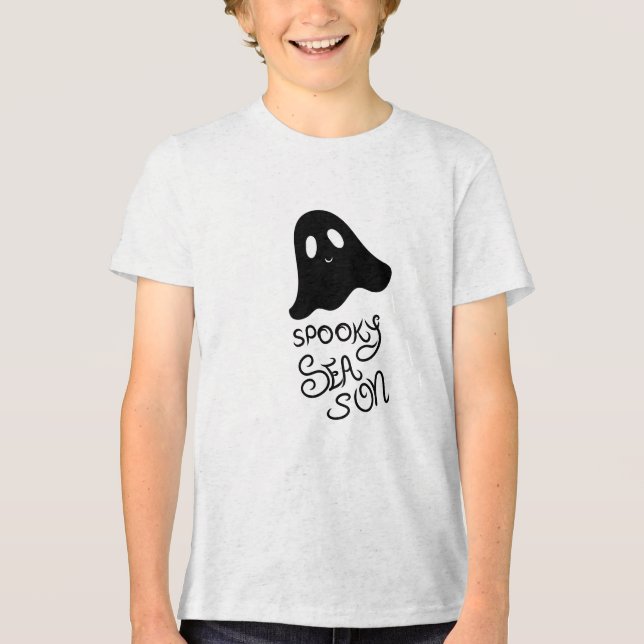 Camiseta Tri-Blend de Fantasma da Temporada Assust (Frente)