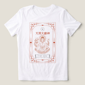 Camiseta Tri-Blend Deusa Amaterasu Tarot O Sol