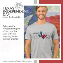 Camiseta Tri-Blend Dia da Independência do Texas U