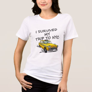 Camiseta Tri-Blend Divertida Sobrevivente Viagem N