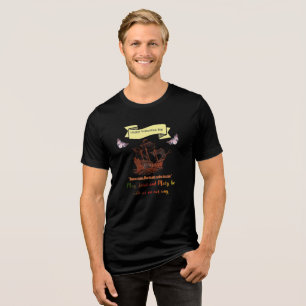 Camiseta Tri-Blend Feliz Dia de Colombo