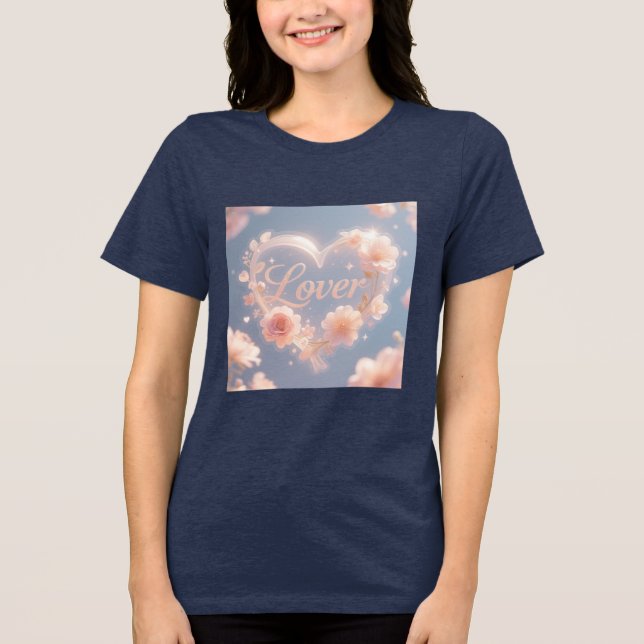 Camiseta Tri-blend Feminina Bella+Canvas (Frente)