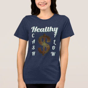 Camiseta Tri-blend Feminina Bella+Canvas, Branca,