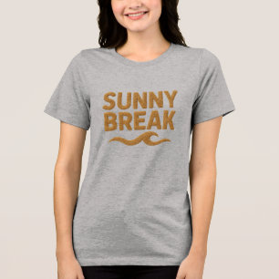 Camiseta Tri-blend Feminina Bella+Canvas, Branca, 