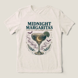 Camiseta Tri-Blend Feminina de Margaritas da Meia-