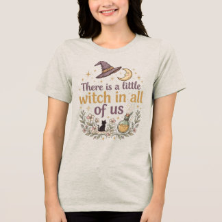 Camiseta Tri-Blend Feminina Little Witch da Practi