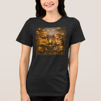 Camiseta Tri‑Blend Feminina Noite de Encontro Româ