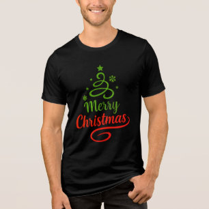 Camiseta Tri-Blend Freefit Merry Christmas 🎄   Pr