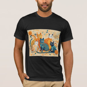 Camiseta Tri-Blend gatos calmantes