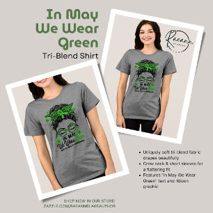 Camiseta Tri-Blend In May We Wear Green