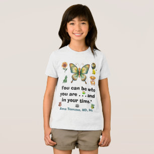 CAMISETA TRI-BLEND INFANTIL 'VOCÊ PODE SER QUEM VO
