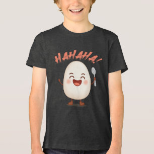 Camiseta Tri-Blend Juvenil de Desenho Animado de O