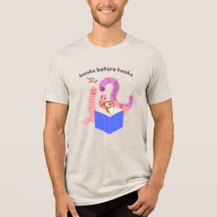 Camiseta Tri-Blend Livros Antes de Ganchoes