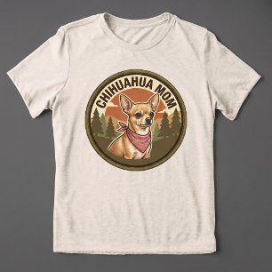 Camiseta Tri-blend Mãe de Chihuahua Presente par