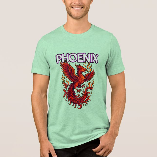 Camiseta Tri-blend Masculina Bella+Canvas, Branca, (Frente)