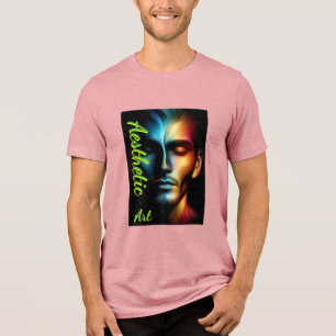 Camiseta Tri-blend Masculina Bella+Canvas, Branca,
