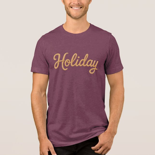Camiseta Tri-blend Masculina Bella+Canvas, Branca, (Frente)