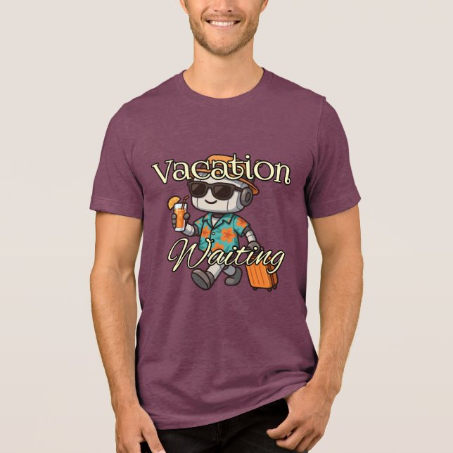 Camiseta Tri-blend Masculina Bella+Canvas, Branco, (Frente)
