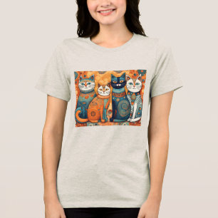 Camiseta Tri-Blend para gatos calmantes
