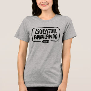 Camiseta Tri-Blend para Solvitur Ambulando