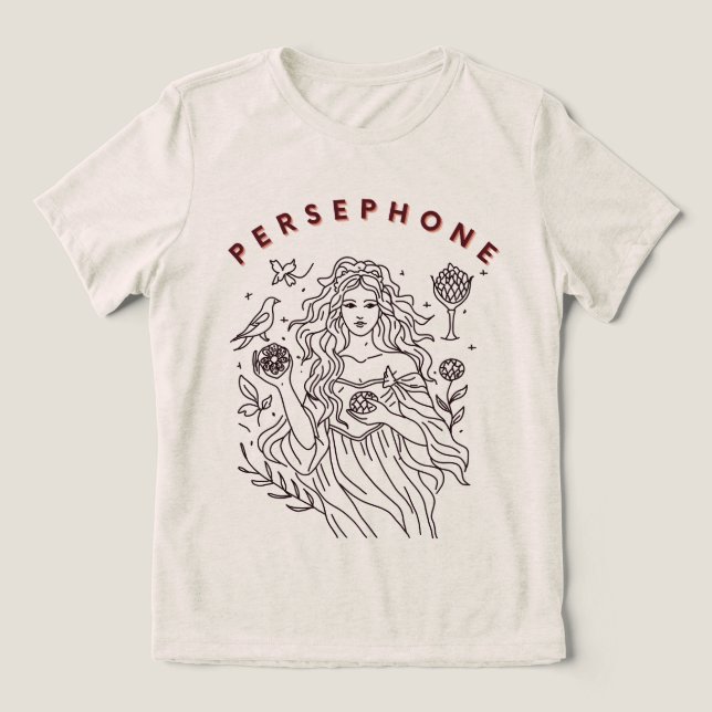 Camiseta Tri-Blend Persephone (Design frontal)