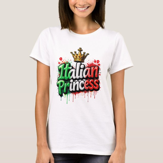 Camiseta Tri-Blend Princesa Italiana (Frente)